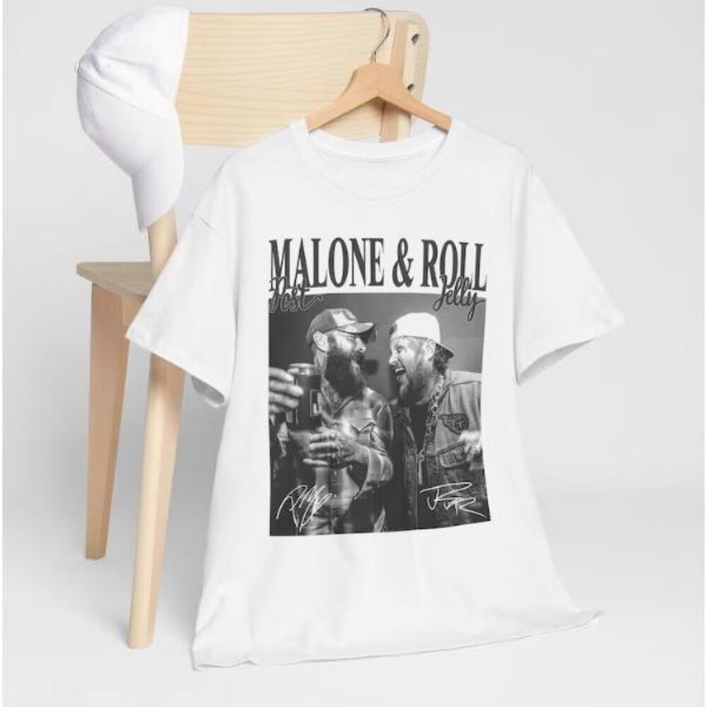 Post Malone & Jelly Roll T-Shirt – Vintage Concert Graphic Tee